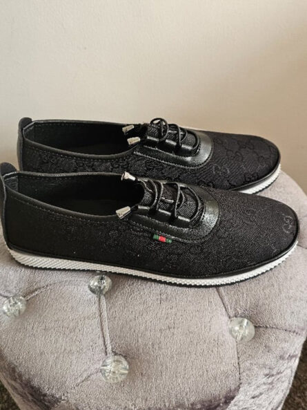 Midnight Luxe Monogram Sneakers - Image 3